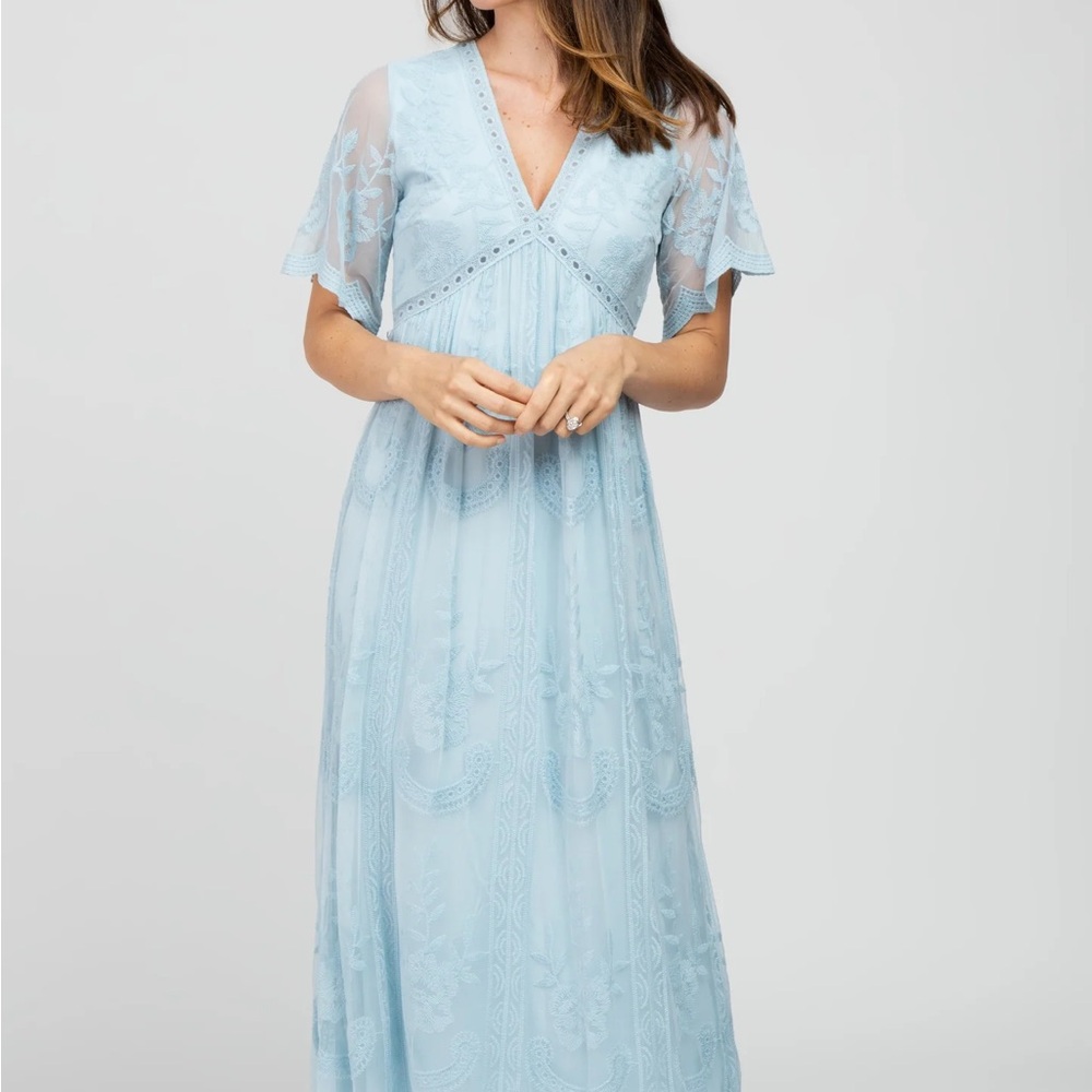 BOGO Pinkblush Embroidered Dress